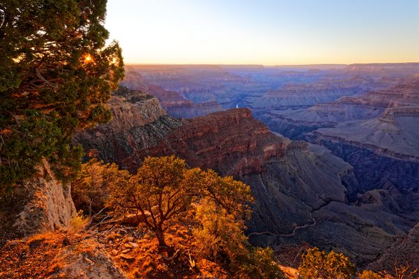 Sonnenuntergang am Hopi Point