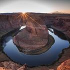 Sonnenuntergang am Horse shoe Bend 