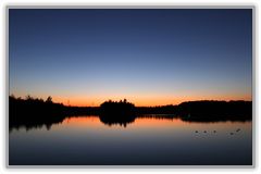 Sonnenuntergang am Horstmarer See - Aufnahme 4