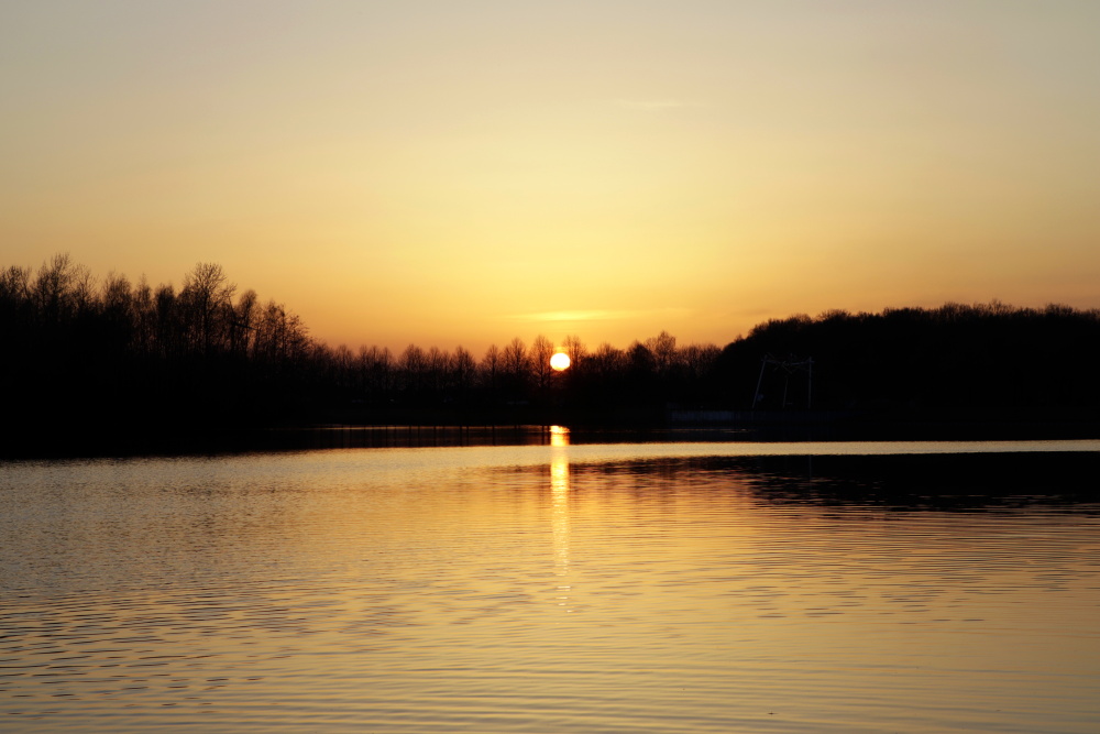 Sonnenuntergang am Horstmarer See - Bild 2