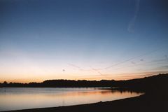 Sonnenuntergang am Horstmarer See