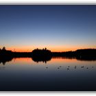 Sonnenuntergang am Horstmarer See in Lünen - Aufnahme 6