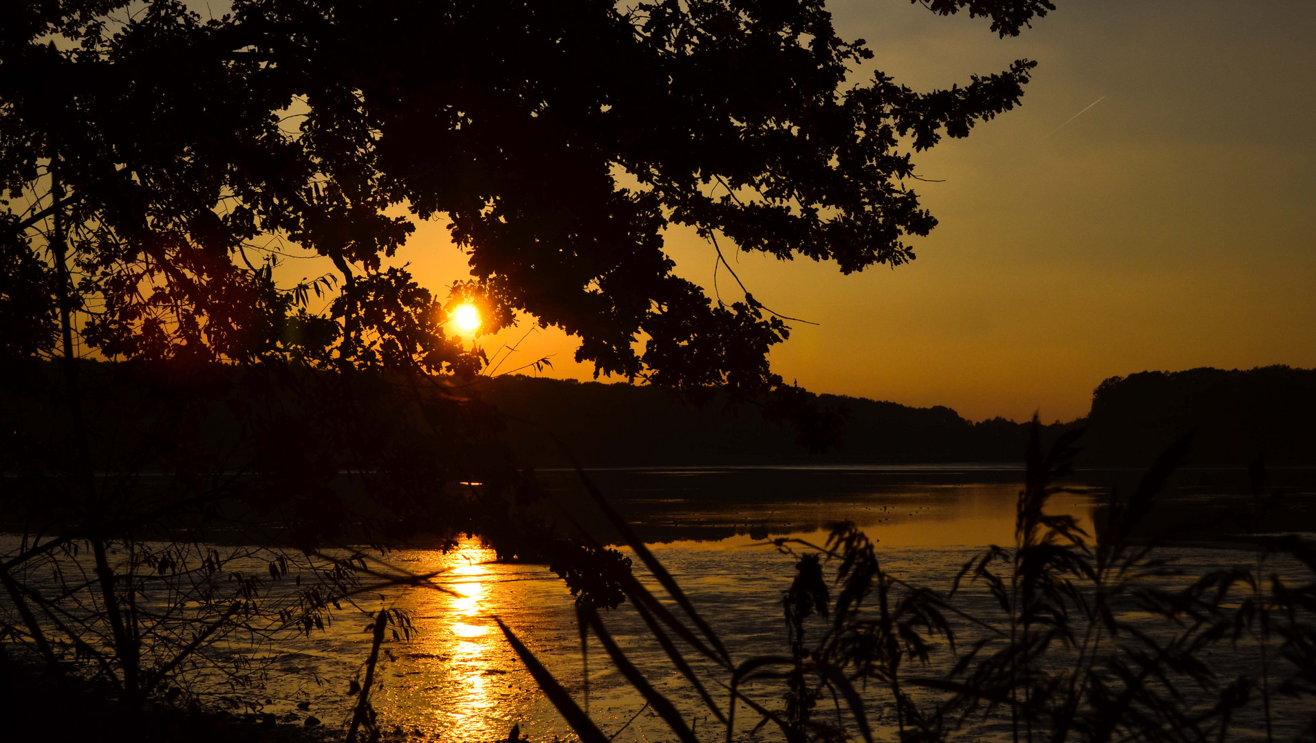 Sonnenuntergang am Horstsee