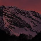 Sonnenuntergang am Hübschhorn (Simplon)