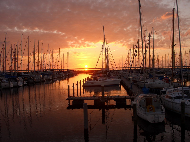 Sonnenuntergang am Ijselmeer