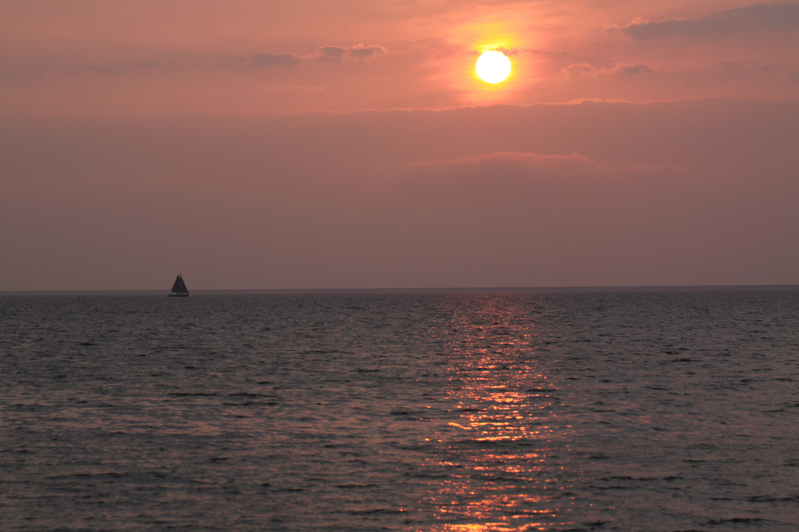 Sonnenuntergang am Ijsselmeer