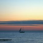 Sonnenuntergang am Ijsselmeer