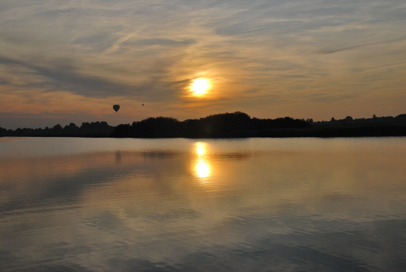 Sonnenuntergang am Ijsselmeer