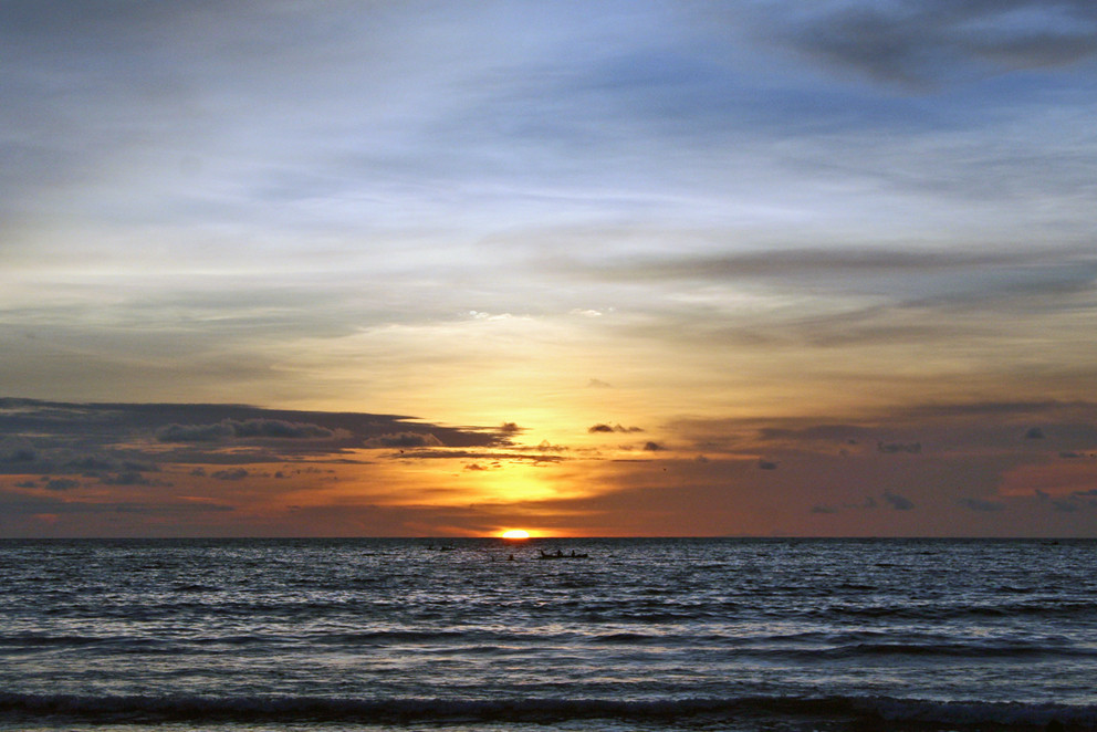 Sonnenuntergang am Indischen Ozean