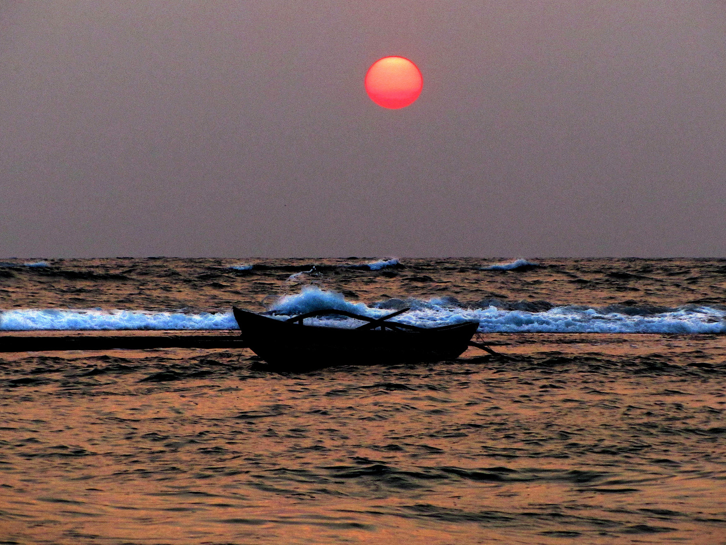 Sonnenuntergang am indischen Ozean