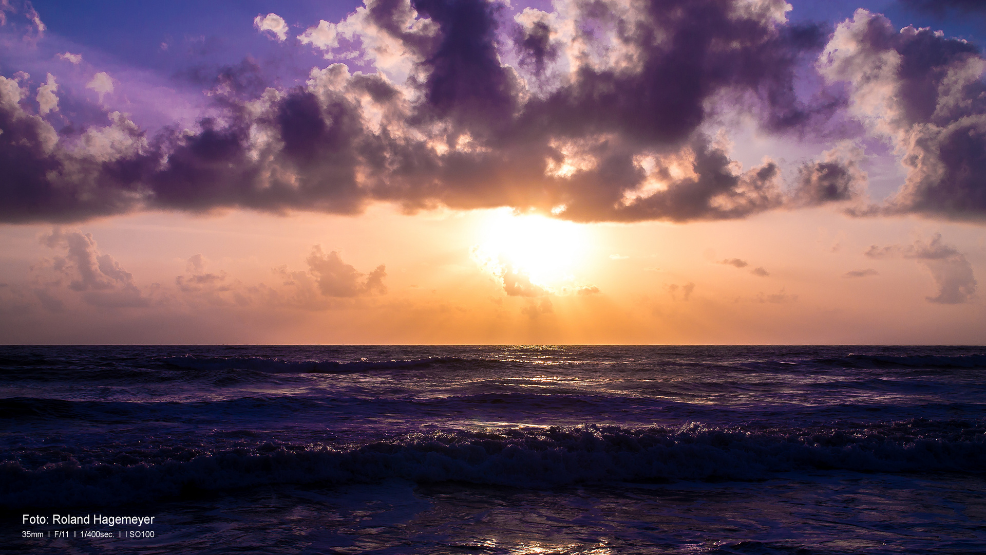 Sonnenuntergang am Indischen Ozean