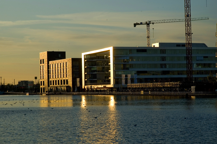 Sonnenuntergang am Innenhafen