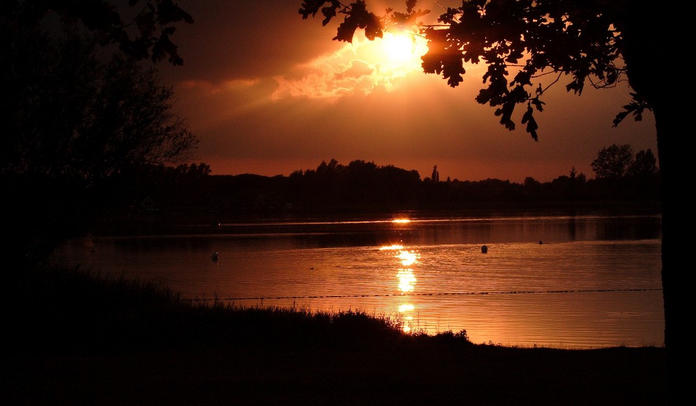 Sonnenuntergang am Inselsee Güstrow