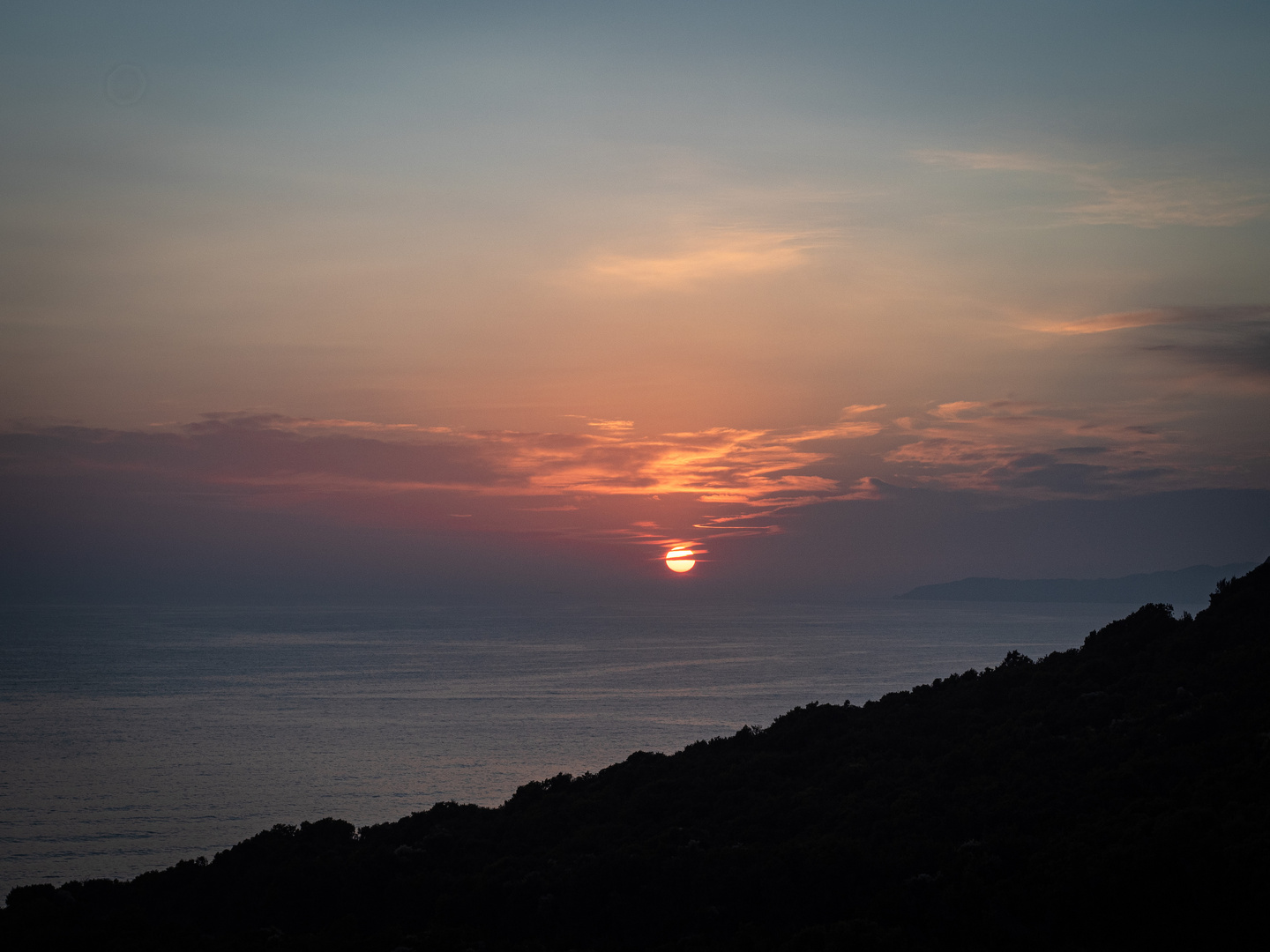 Sonnenuntergang am Ionischen Meer