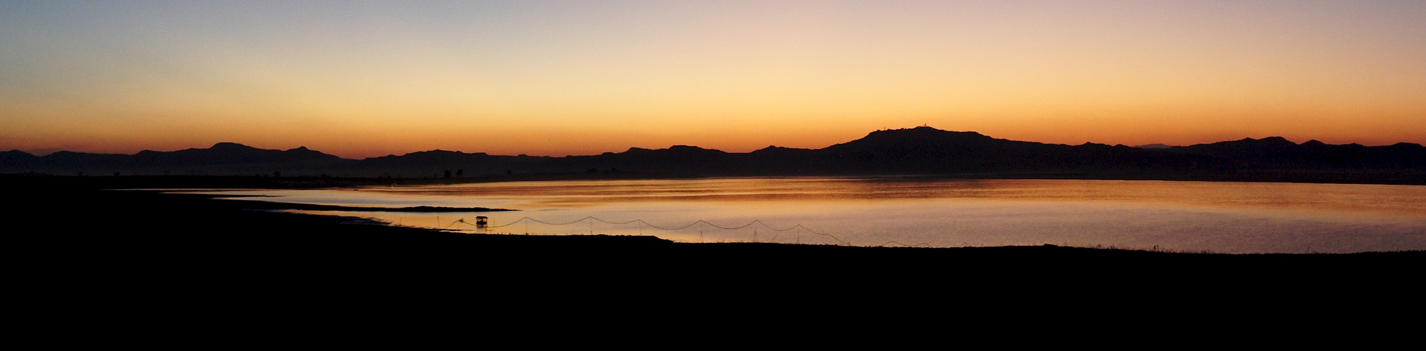 sonnenuntergang am irrawaddy