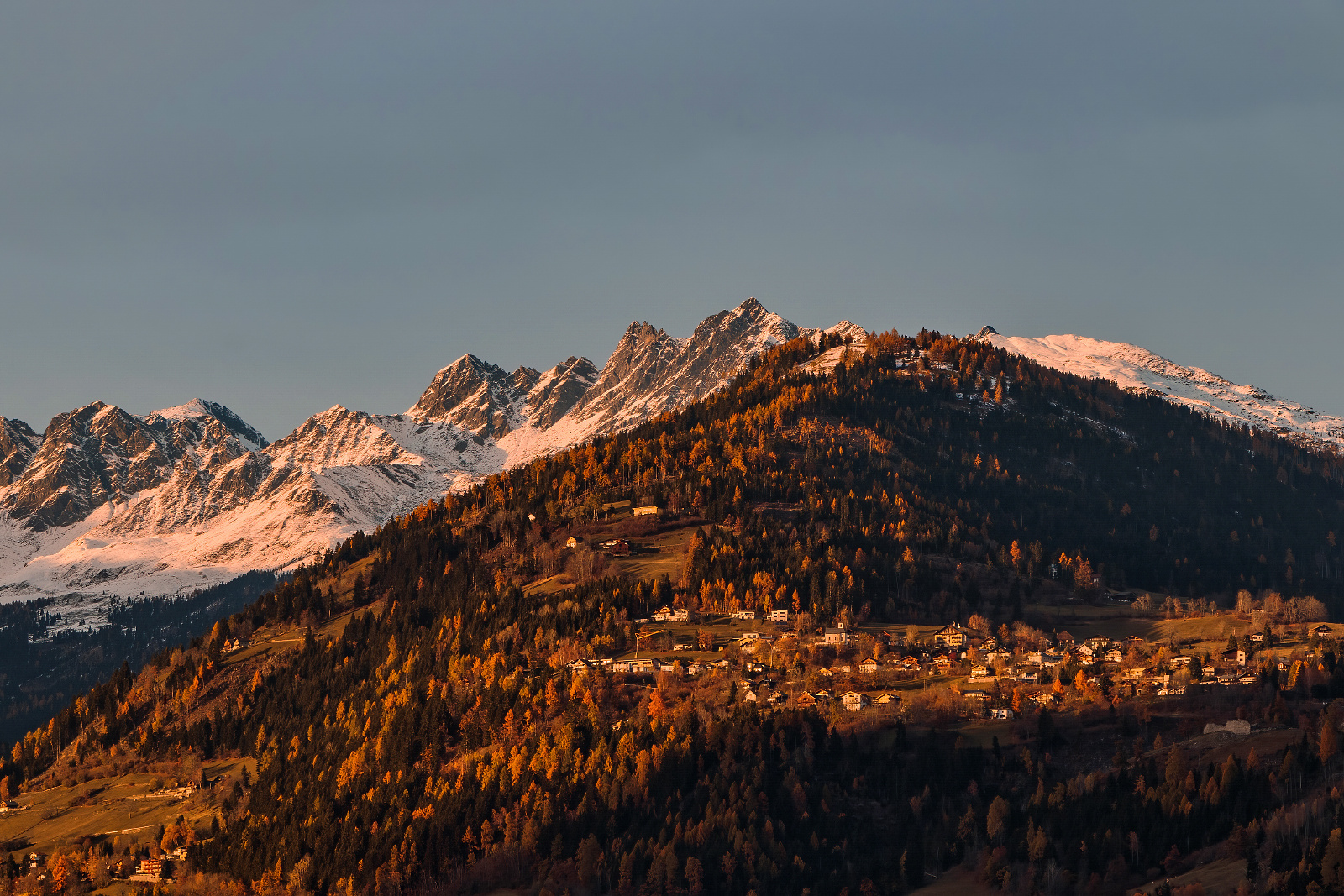 Sonnenuntergang am Iselsberg