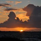 Sonnenuntergang am Jasmunder Bodden/Rügen