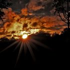 Sonnenuntergang am Jesenice-Stausee