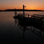 Sonnenuntergang am Joutsijärvi