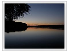 Sonnenuntergang am Jungfernsee bei Potsdam