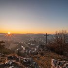 Sonnenuntergang am Jurasteig