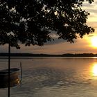 Sonnenuntergang am  Käbelicksee