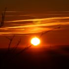 Sonnenuntergang am Kahleberg (905 Meter), im wunderschönen Osterzgebirge, meiner Heimat