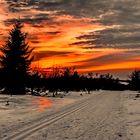  Sonnenuntergang am Kahleberg im Erzgebirge