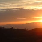 Sonnenuntergang am Kaiserstuhl