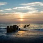 Sonnenuntergang am Kampener Strand