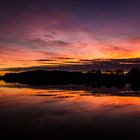 Sonnenuntergang am Kanal