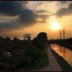 Sonnenuntergang am Kanal I