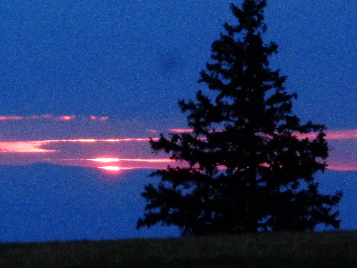 Sonnenuntergang am Kandel