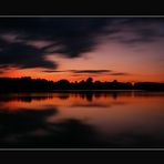 Sonnenuntergang am Karlsfelder See