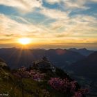 Sonnenuntergang am Kehlsteinhaus (1834m)