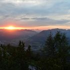 Sonnenuntergang am Kehlsteinhaus 2 (Panorama)