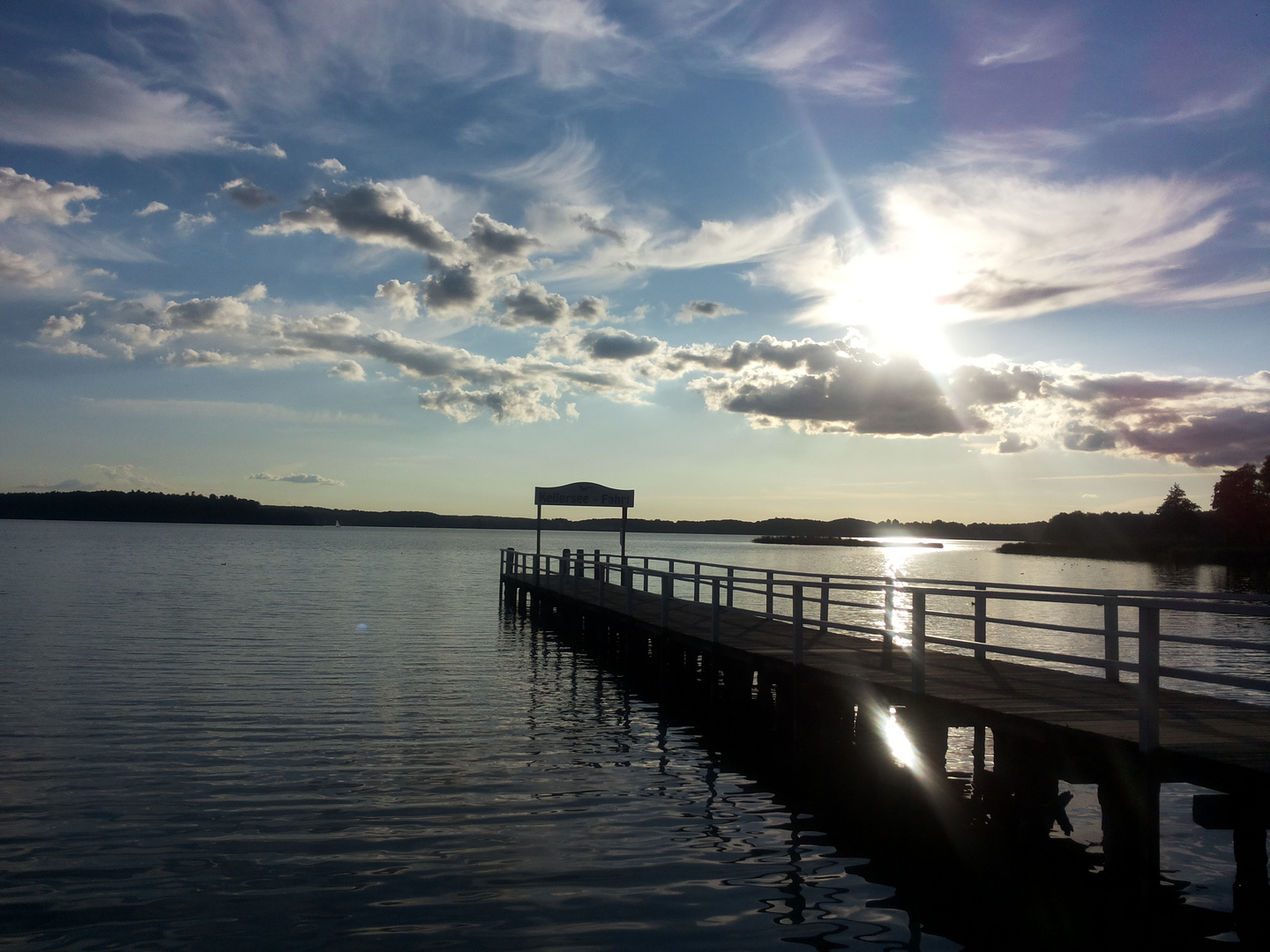 Sonnenuntergang am Kellersee