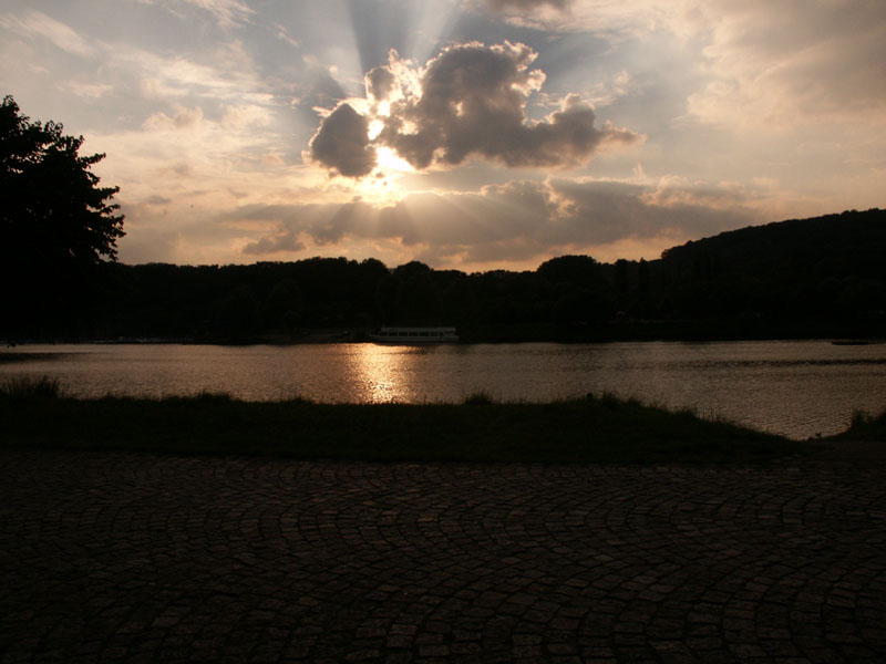 Sonnenuntergang am Kemnader See