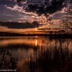 Sonnenuntergang am Kiessee