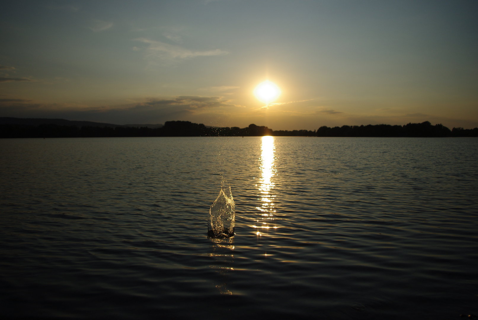 Sonnenuntergang am Kiessee