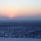 Sonnenuntergang am Kiilopää (Suomi-Finnland)