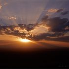 Sonnenuntergang am Kilimanjaro