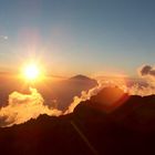 Sonnenuntergang am Kilimanjaro