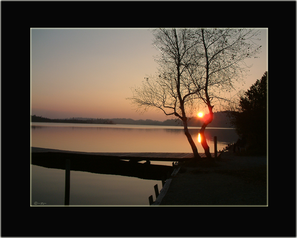 ~Sonnenuntergang am Kirchsee~