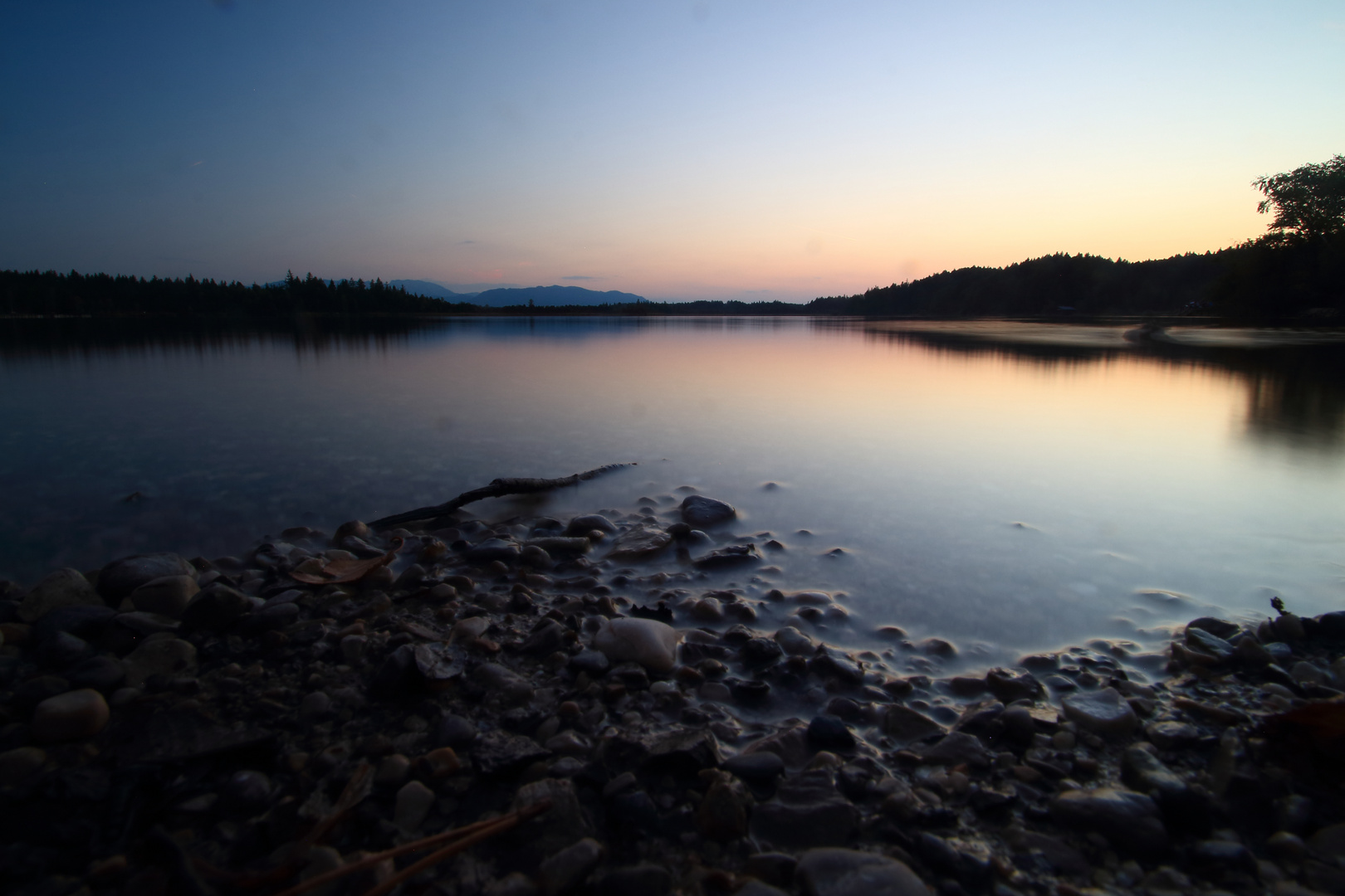 Sonnenuntergang am Kirchsee