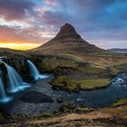 Sonnenuntergang am Kirkjufellsfoss