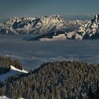 Sonnenuntergang am Kitzbühler Horn