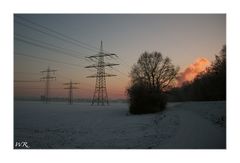 Sonnenuntergang am kleinen Bodensee bei Karlsruhe........