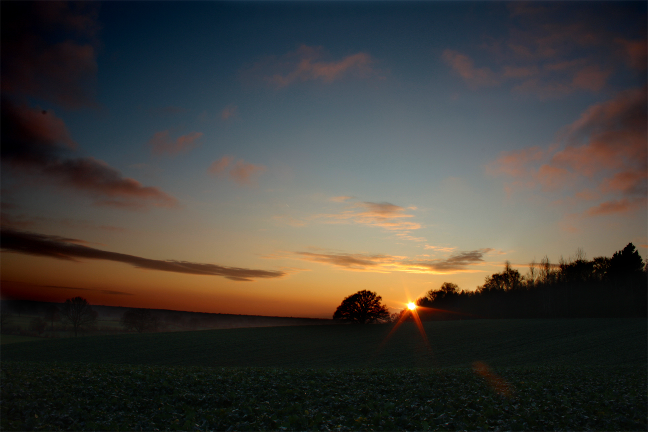 sonnenuntergang am klingenberg