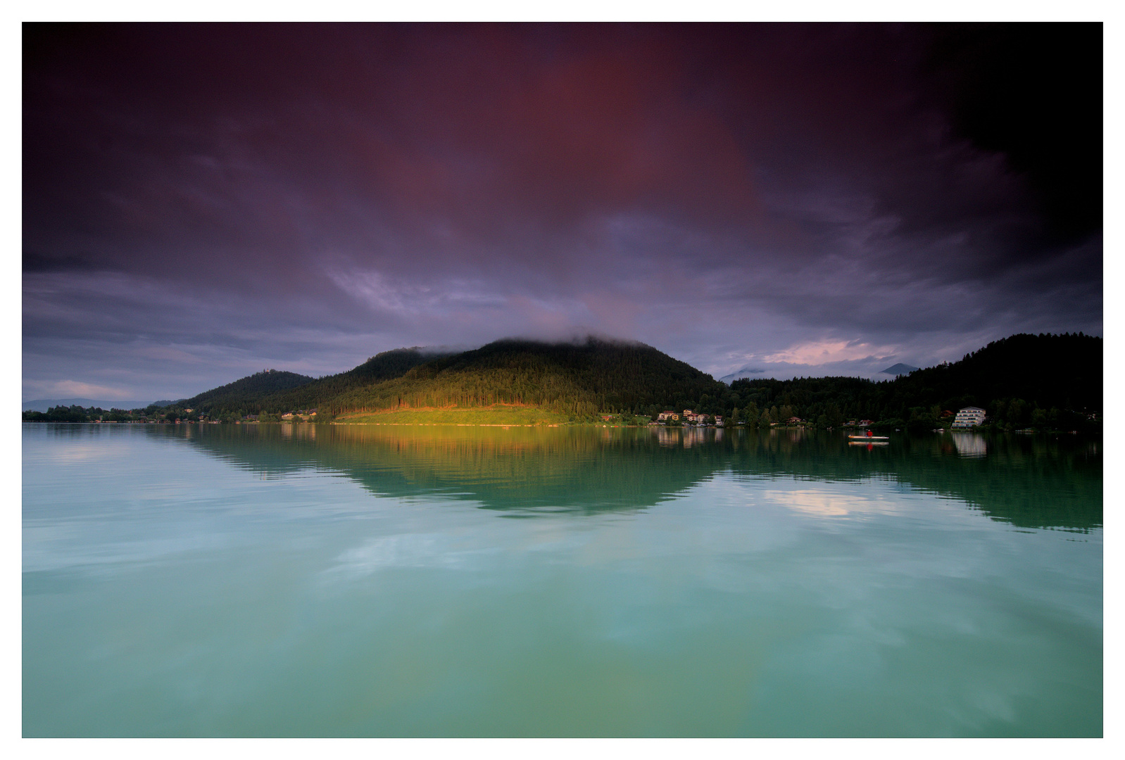 Sonnenuntergang am Klopeinersee 31.07.2014, 20:12:48